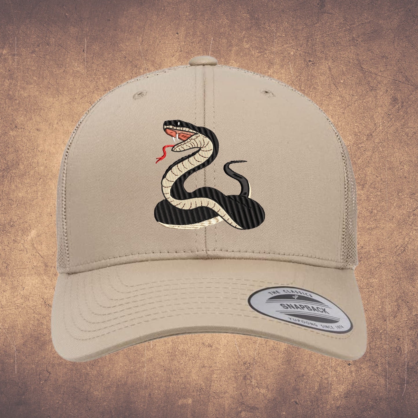 Goatbrandz Snake Trucker Snapback