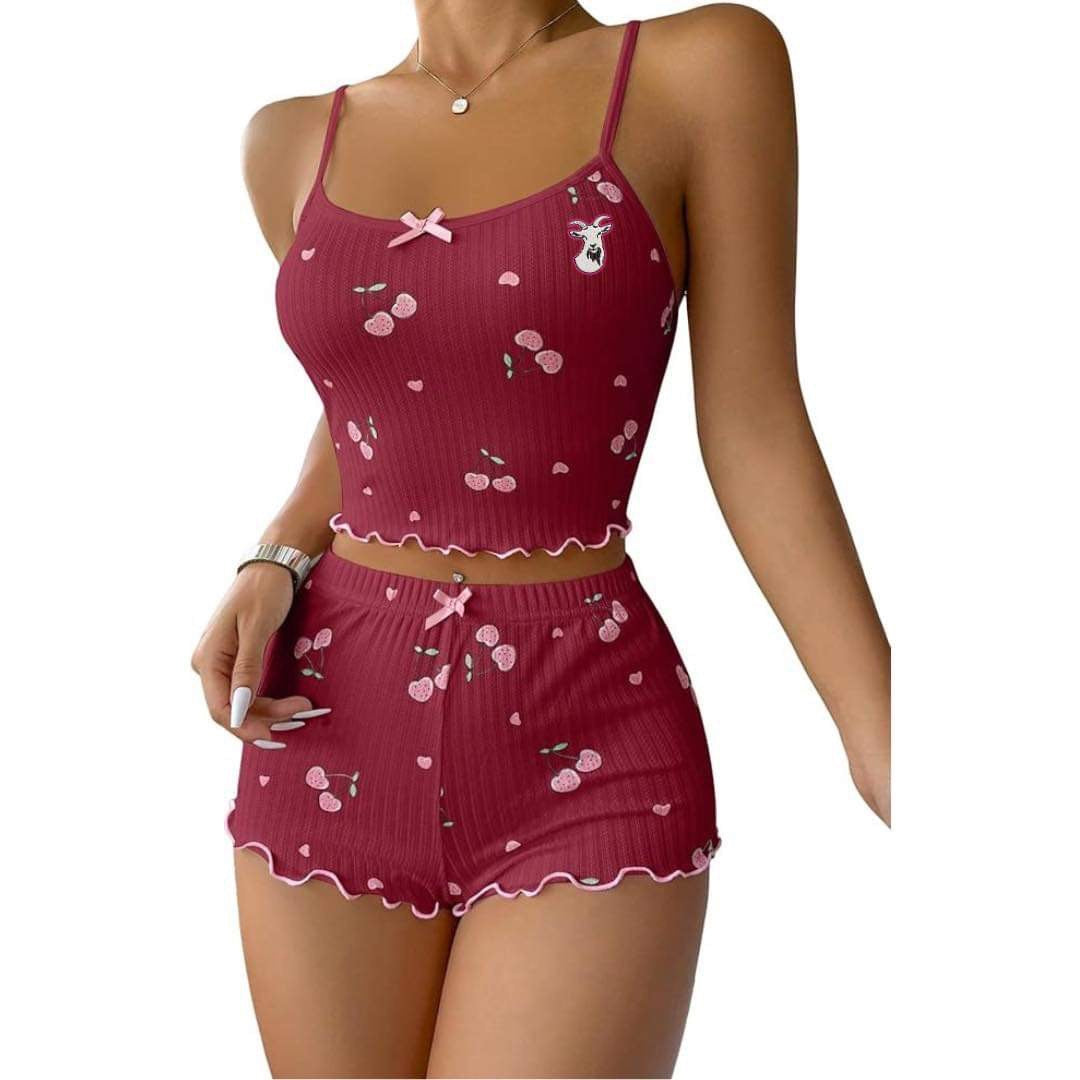 Goatbrandz Women's 2 Piece Pajama Set